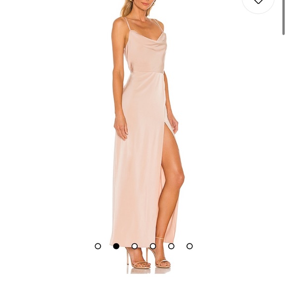 NBD Lila Gown Champagne - Picture 2 of 7